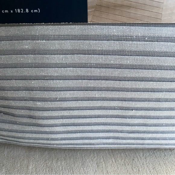 Gray Fabric Shower Curtain by FIELDCREST NWT - Picture 3 of 8